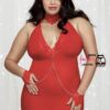 Plus Size Red Mini Fantasy Set